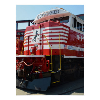 Poster Norfolk Southern Railway 911 Locomotive diesel