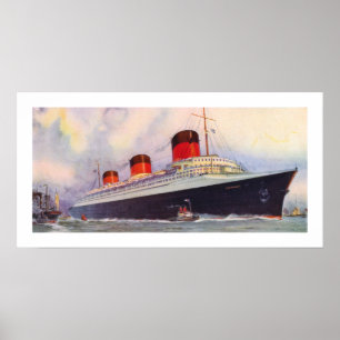 Poster Normandie de la French Line