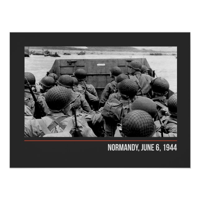 Poster Normandy, June 6, 1944 - WW2 (Devant)