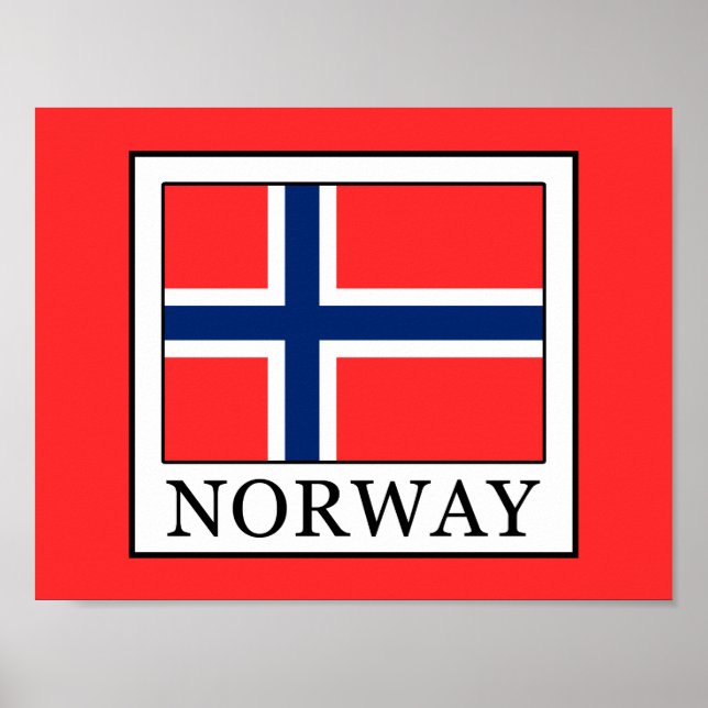 Poster Norvège (Devant)