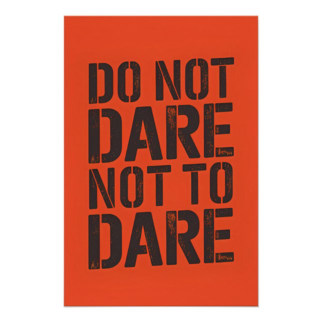Poster N'osez pas ne pas oser (Devant)