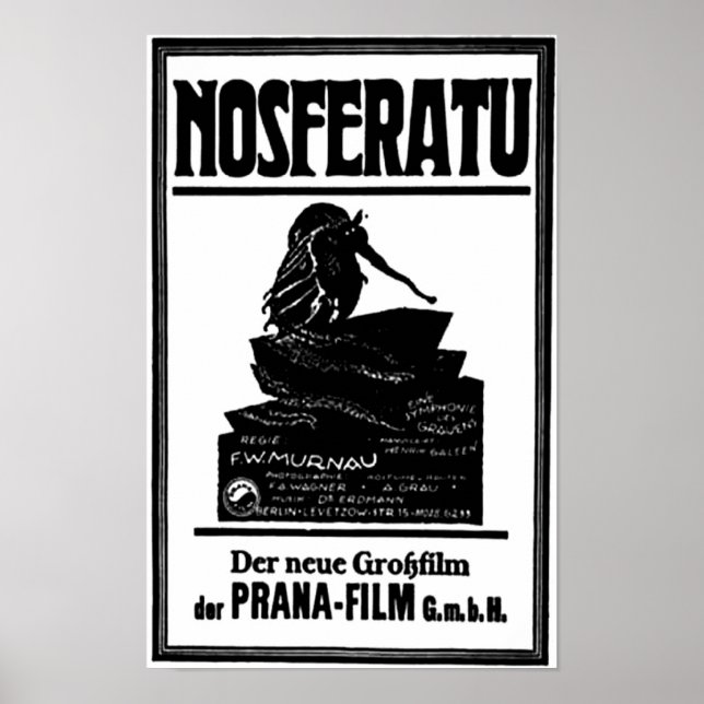 Poster Nosferatu 1922 (Devant)