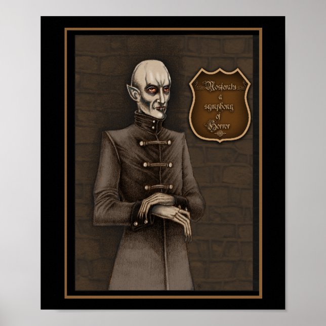 Poster Nosferatu, Symphonie de l'horreur (Devant)