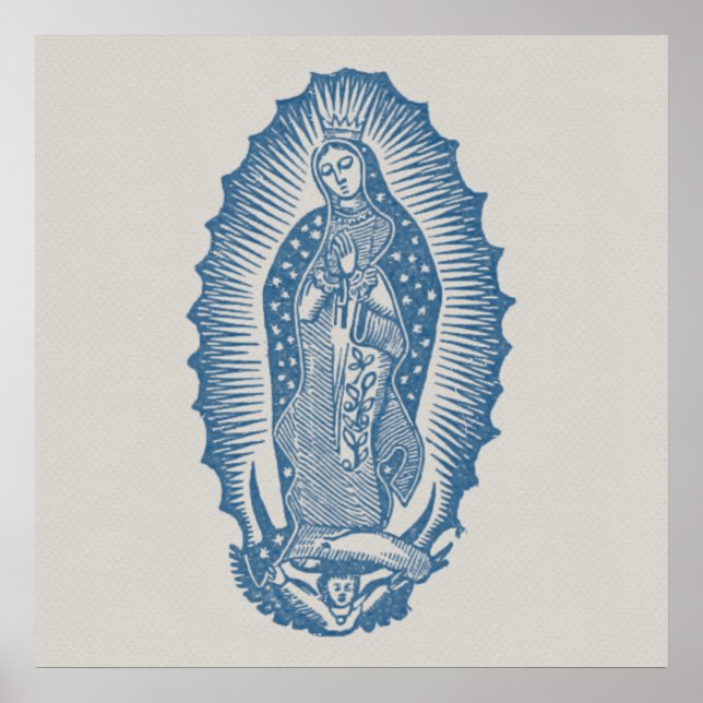 Poster Notre-Dame de Guadalupe (Devant)
