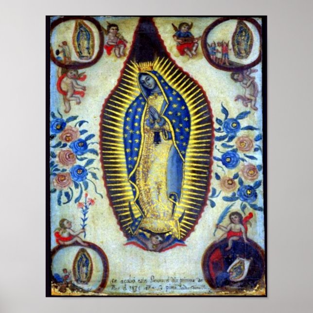 Poster Notre Dame de Guadalupe & Apparitions (Devant)