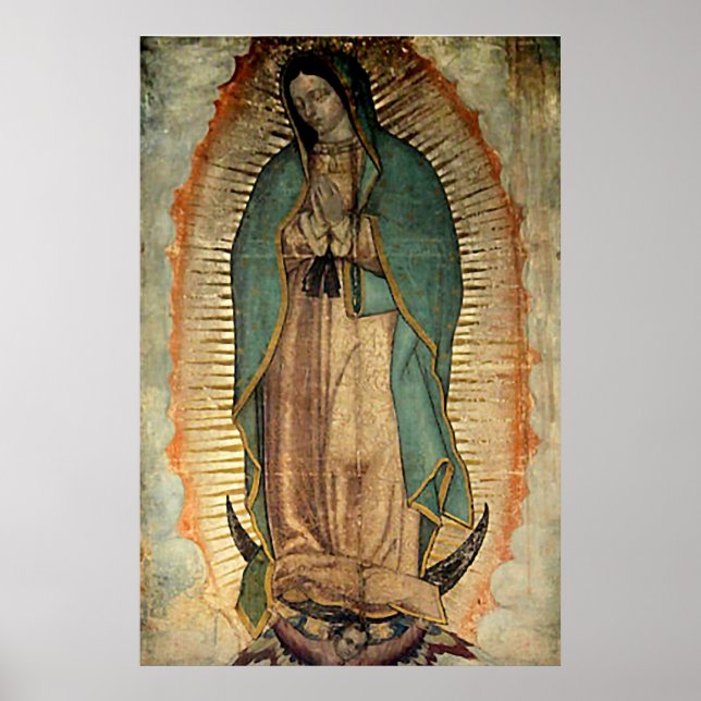 Poster Notre Dame de Guadalupe Tilma réplique de l'affich (Devant)