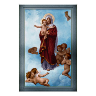 Poster Notre-Dame des Anges par William Bouguereau