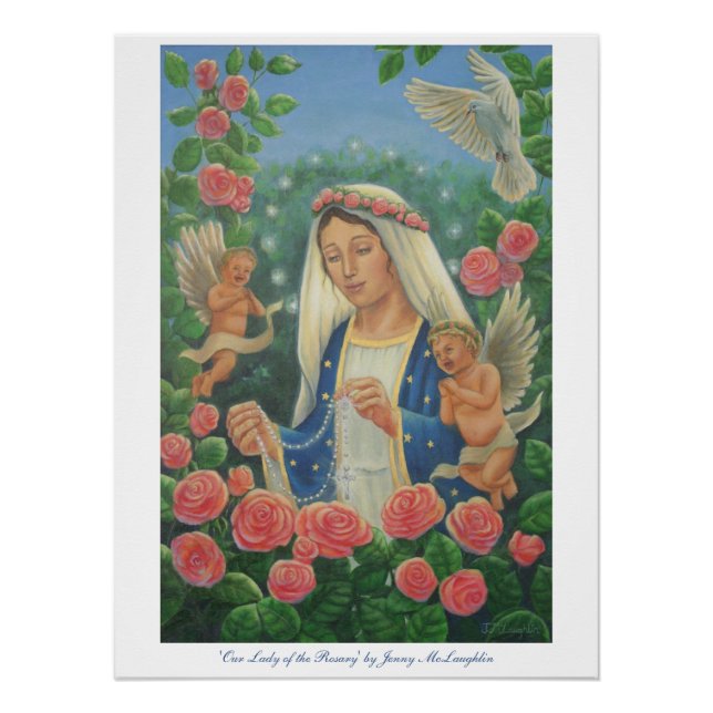 Poster 'Notre-Dame du Rosaire' par Jenny McLaughlin (Devant)