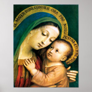 POSTER NOTRE IMAGE DE DAME OF GOOD COUNSEL DEVOTIONAL