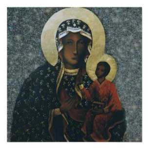 Poster Notre Madame d'image de dévotion de Czestochowa