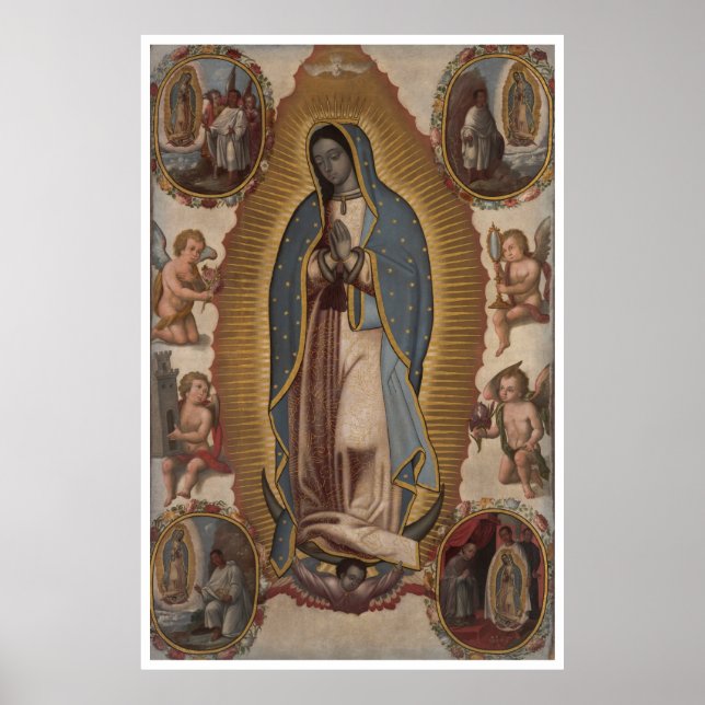POSTER NOTRE MÈRE BÉNÉFICIÉE DE GUADALUPE (XTRA LRG 40X60 (Devant)