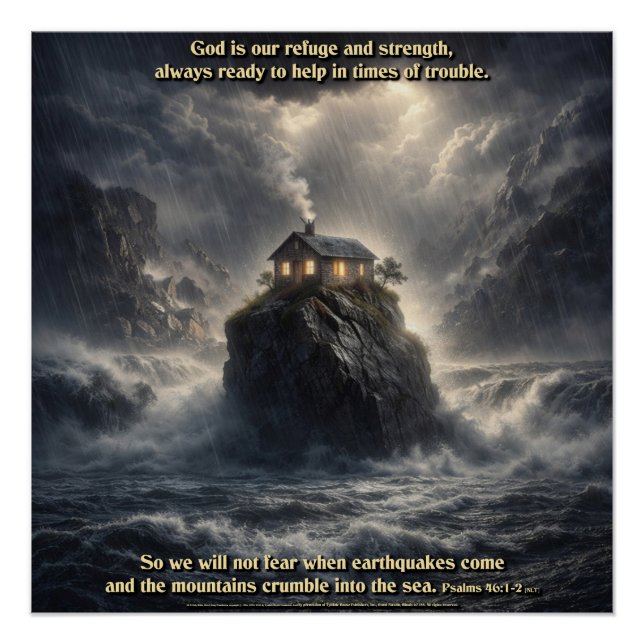Poster Notre refuge et force (Devant)