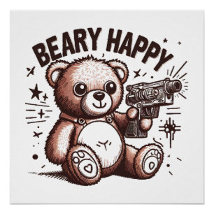 Poster Nounours Beary Happy