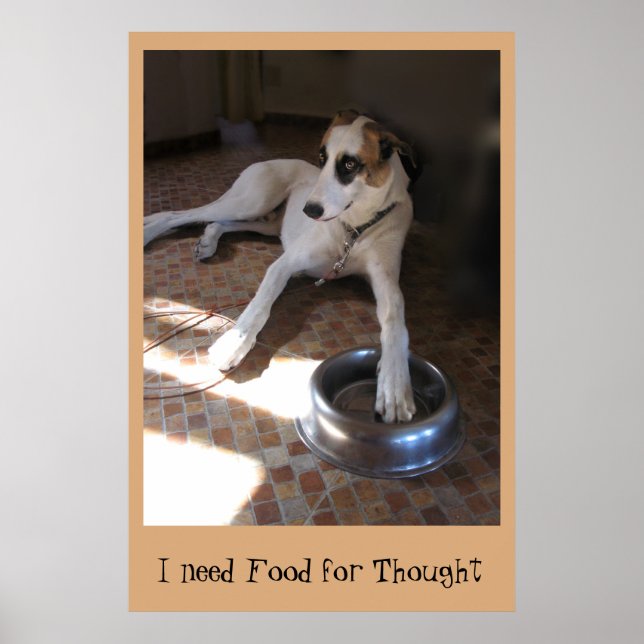 Poster Nourriture pour la pensée (Devant)