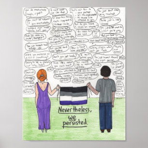 Poster Nous avons persisté 8.5x11 (asexuel)