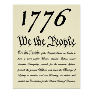 Poster Nous le peuple - 1776