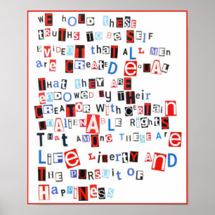 Poster Nous tenons ces vérités...