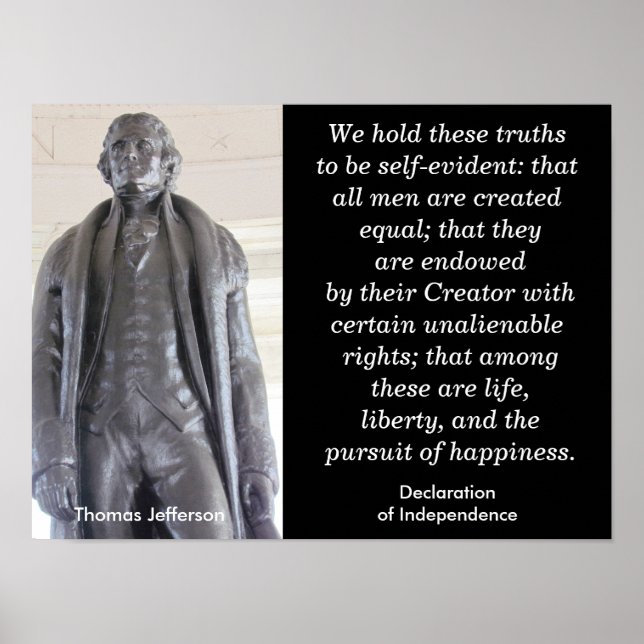 Poster Nous tenons ces vérités - art d'affiche (Devant)