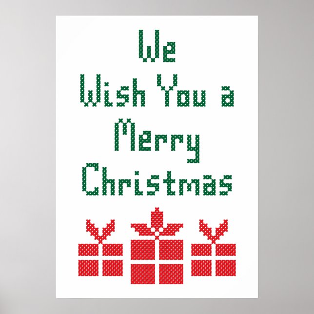 Poster Nous vous souhaitons un joyeux Noël (Devant)