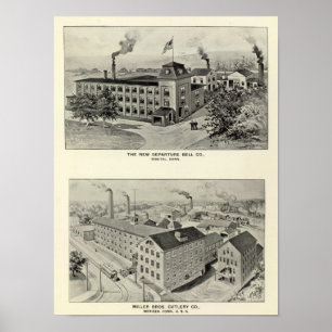 Poster Nouveau départ Bell Co, Miller Bros Cutlery Co