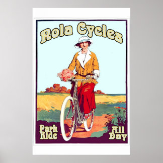 Poster Nouveau Orléans Vélo Style Vintage NOLA Cycles 2