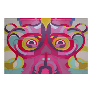 Poster Nouveaux objectifs - Ken Gage Art Abstrait