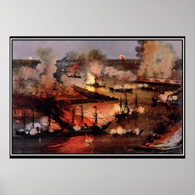 Poster Nouvelle-Orléans 1862 Guerre civile américaine (Devant)