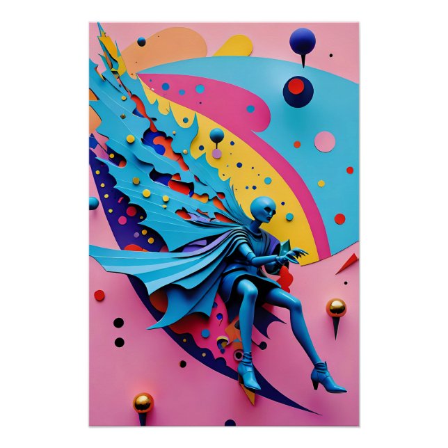 Poster Nouvelle vague Angel Fallen - Ken Gage Art (Devant)