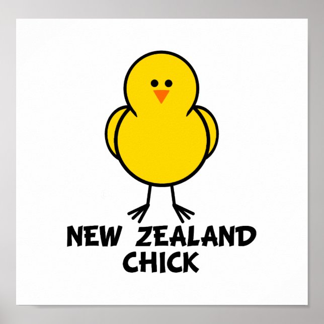 Poster Nouvelle-Zélande Chick (Devant)