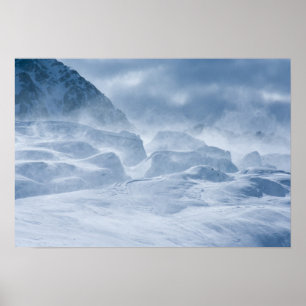 Poster Nouvelle-Zélande, île du Sud, chaîne d'Arrowsmith.