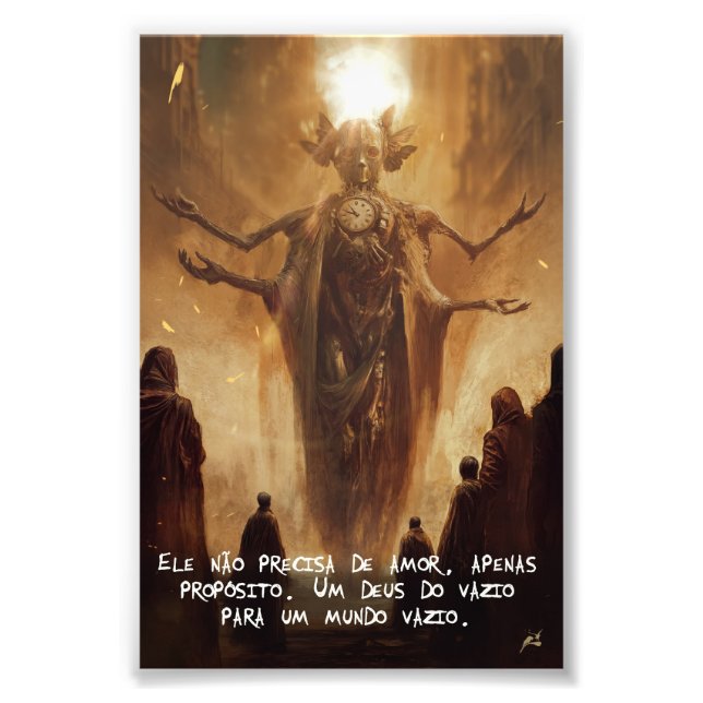 Poster Novo Mundo (frase III) (Devant)