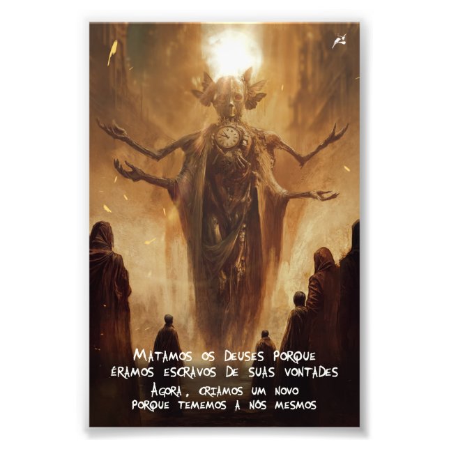 Poster Novo Mundo (frase IV) (Devant)