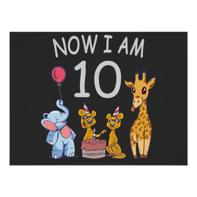 Poster Now I, 10 ans d'âge 10 Birthday (Devant)