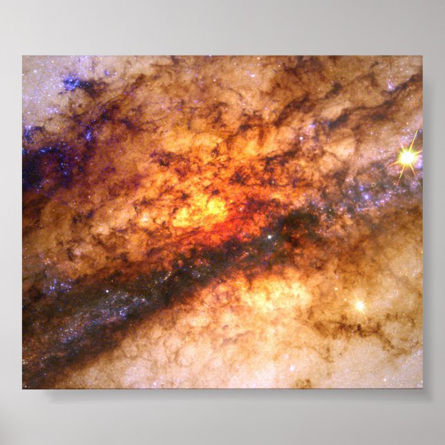 Poster Noyau de Galaxie Centaurus A (Devant)