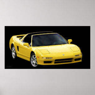 POSTER NSX JAUNE MELLOW