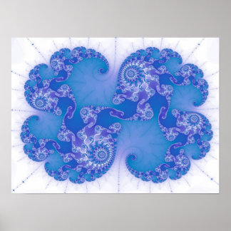 Poster Nuage fractal