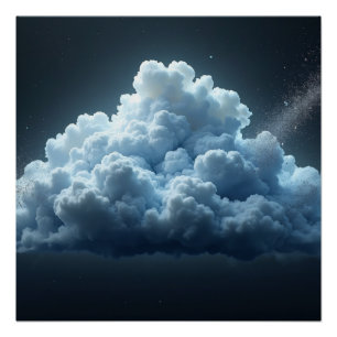 Poster Nuages cosmiques - Œuvre d'art murale – Nuages de
