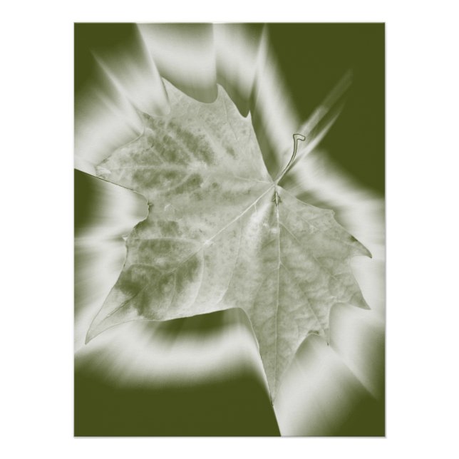 Poster nuances de vert (Devant)
