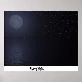 Poster Nuit étoilée