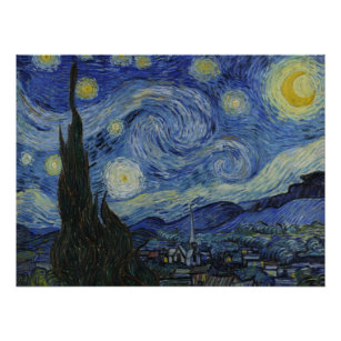 Poster Nuit étoilée par Vincent Van Gogh
