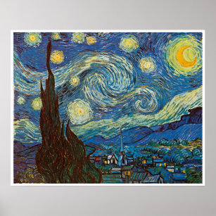 Poster Nuit étoilée par Vincent van Gogh