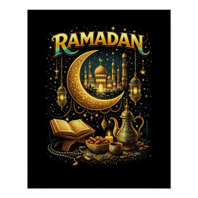 Poster Nuits dorées de Ramadan (Devant)