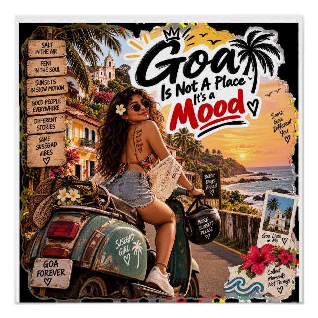 Poster Nuits dorées – Goa (Devant)