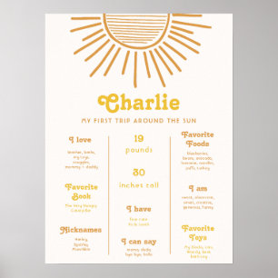 Poster numérique Sun Milestone