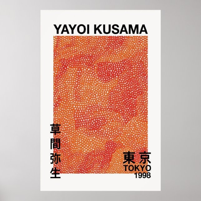Poster numérique Yayoi Kusama (Devant)