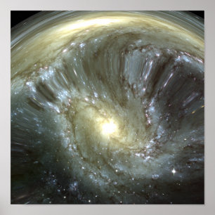 Poster numériquement galaxie modifiée