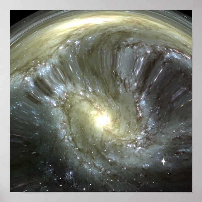 Poster numériquement galaxie modifiée (Devant)