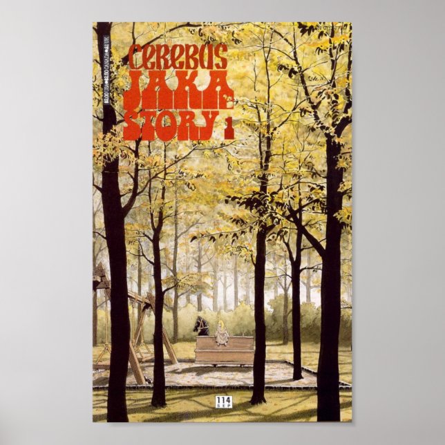 Poster Numéro Cerebus #114 imprimé (Devant)