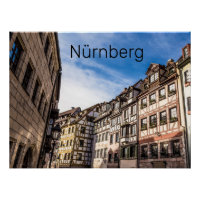 Nuremberg Cityscape Bavière Allemagne Souvenir