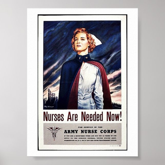 Poster Nurse Are Needed Now! (Devant)